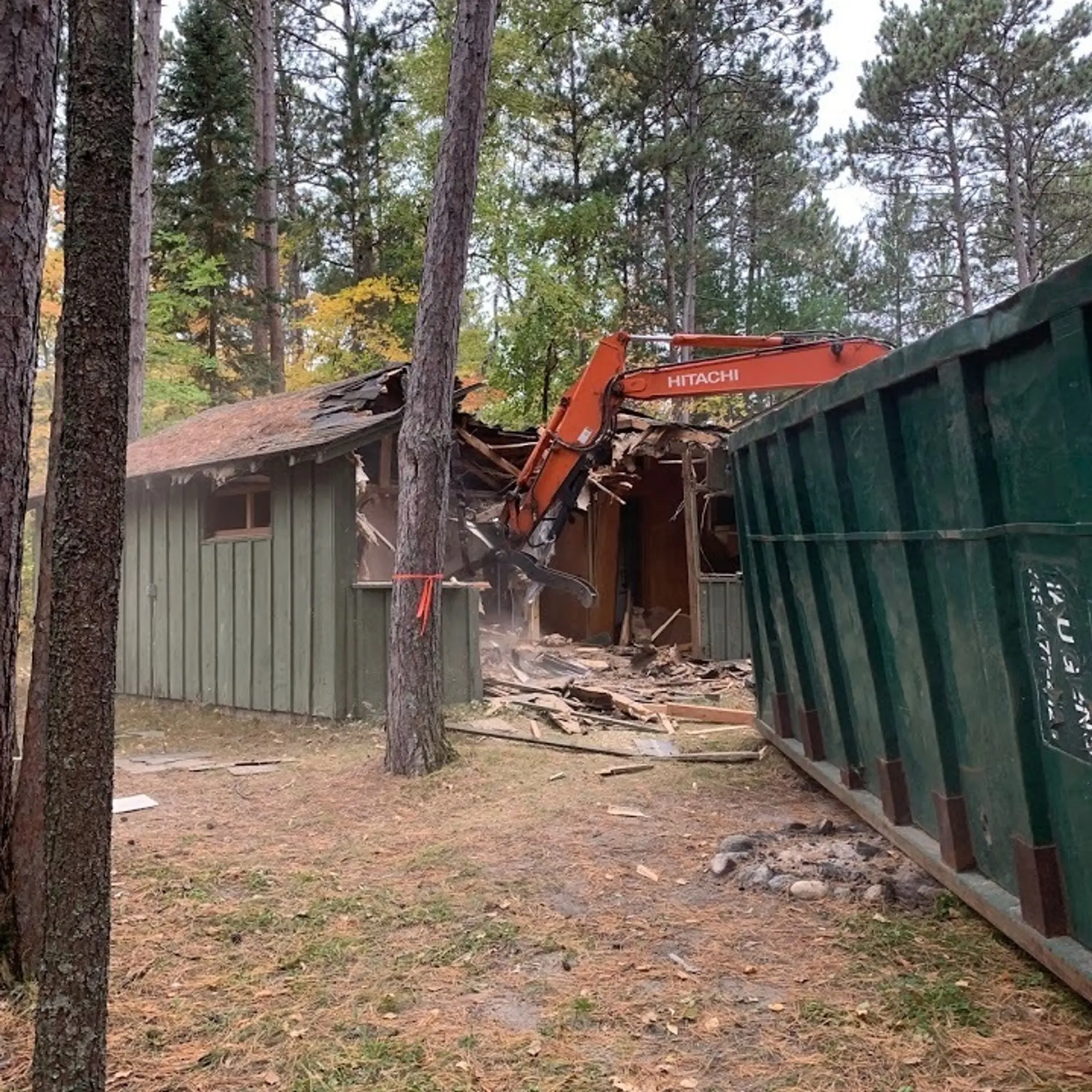Roll-Off Dumpsters work by Shepard Excavating