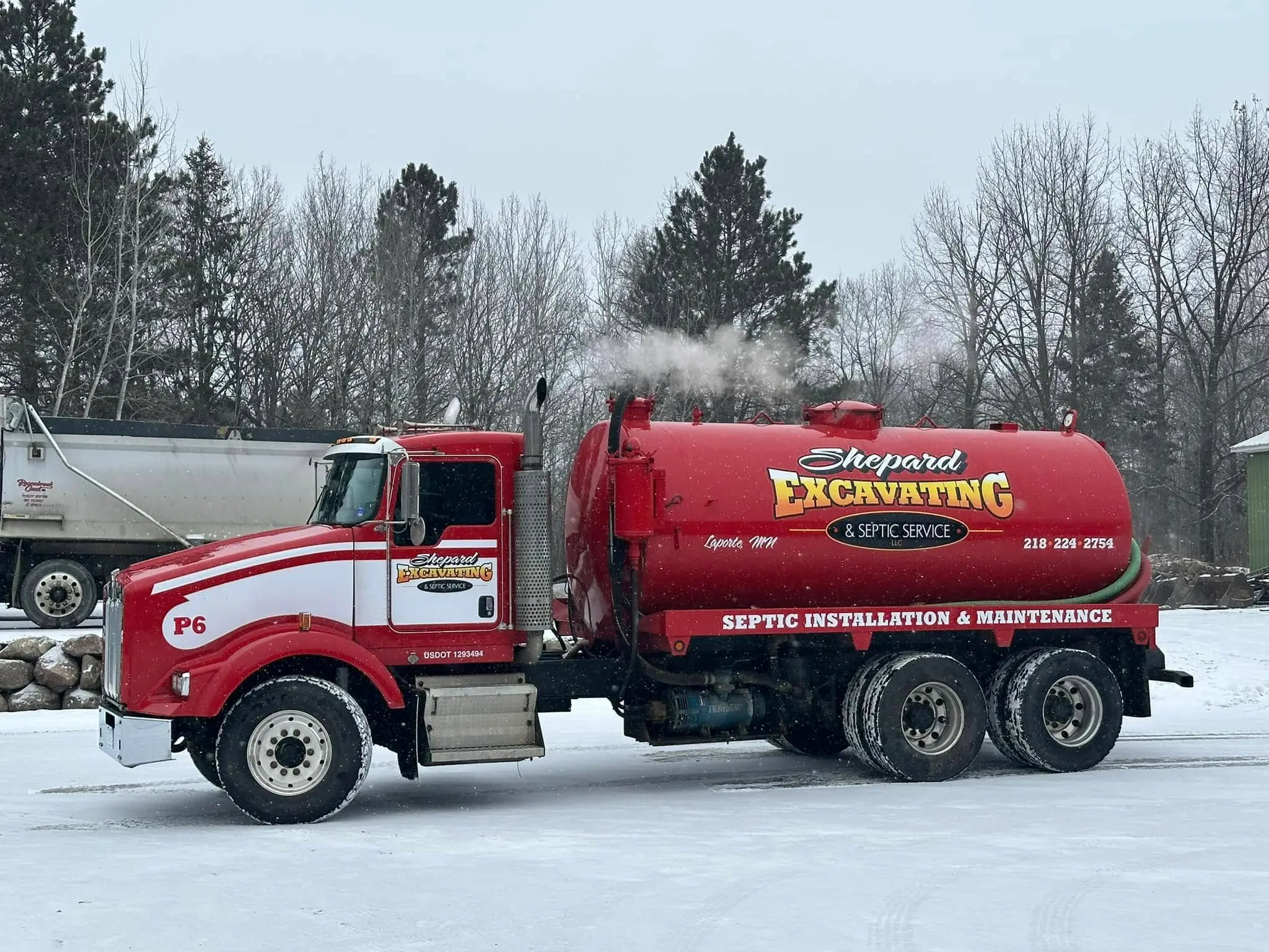 Septic Pumping & Maintenance work by Shepard Excavating